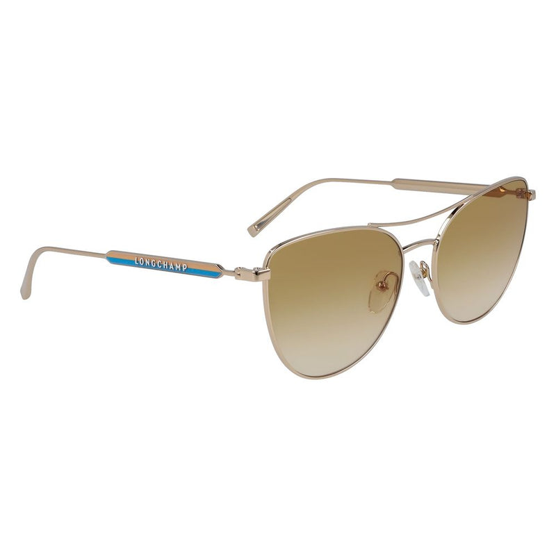 Longchamp Yellow Metal Women's Sunglasses