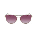 Longchamp Rose Gold Metal Women's Sunglasses