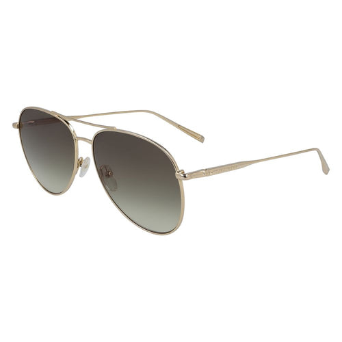 Longchamp Gold Metal Women's Sunglasses