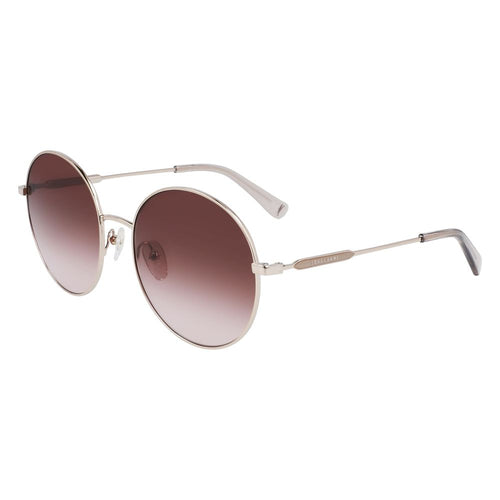 Longchamp Gold Metal Women's Sunglasses