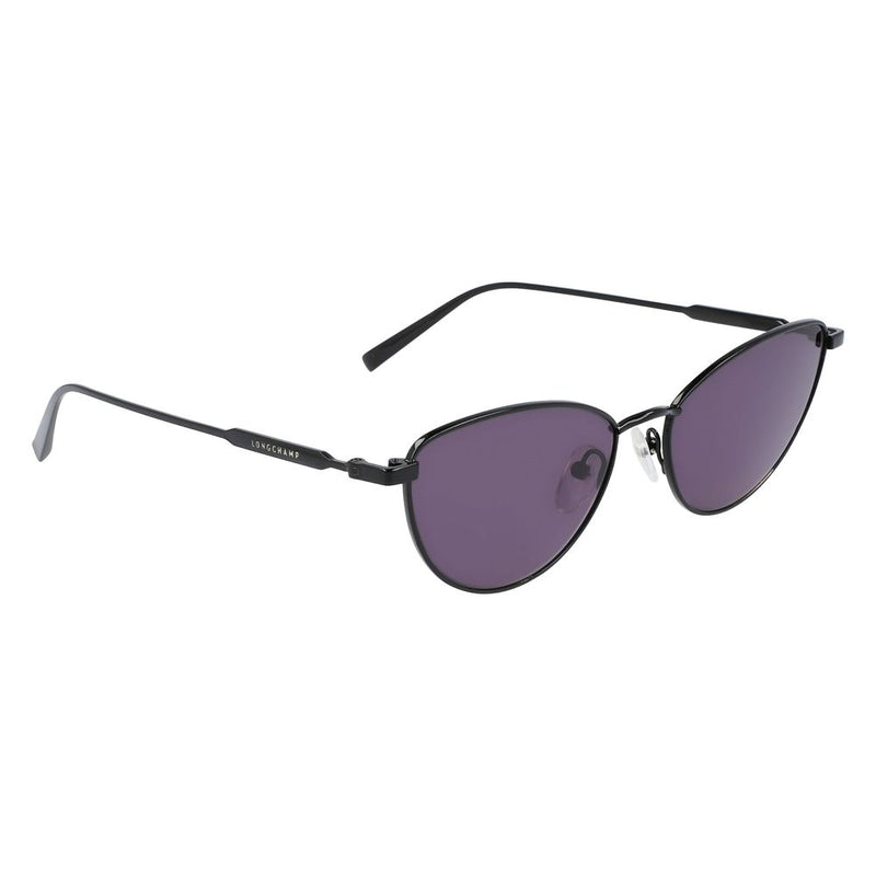 Longchamp Black Metal Women's Sunglasses