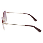 Longchamp Gold Metal Women's Sunglasses