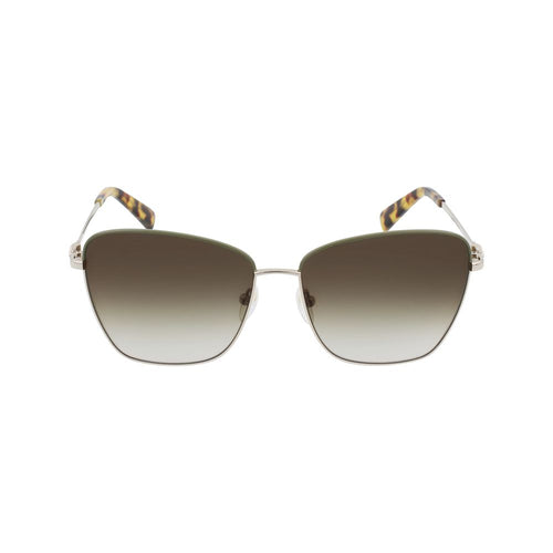 Longchamp Gold Metal Women's Sunglasses