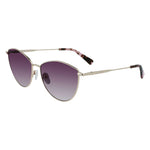 Longchamp Gold Metal Women's Sunglasses