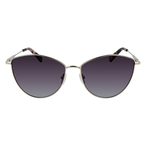 Longchamp Gold Metal Women's Sunglasses