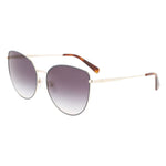 Longchamp Gold Metal Women's Sunglasses