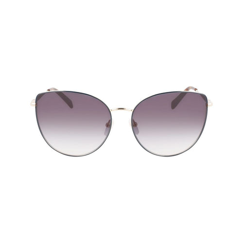 Longchamp Gold Metal Women's Sunglasses