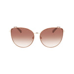 Longchamp Gold Metal Women's Sunglasses