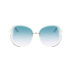 Longchamp Gold Metal Women's Sunglasses