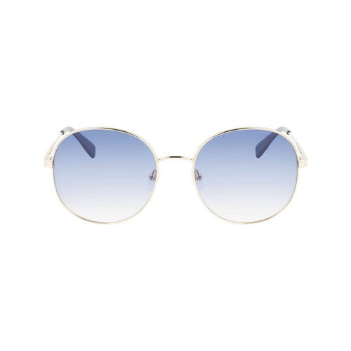 Longchamp Gold Metal Women's Sunglasses