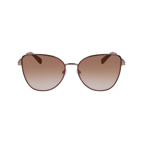 Longchamp Gold Metal Women's Sunglasses