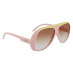 Longchamp Pink Plastic Women's Sunglasses