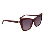 Longchamp Red Acetate Women's Sunglasses