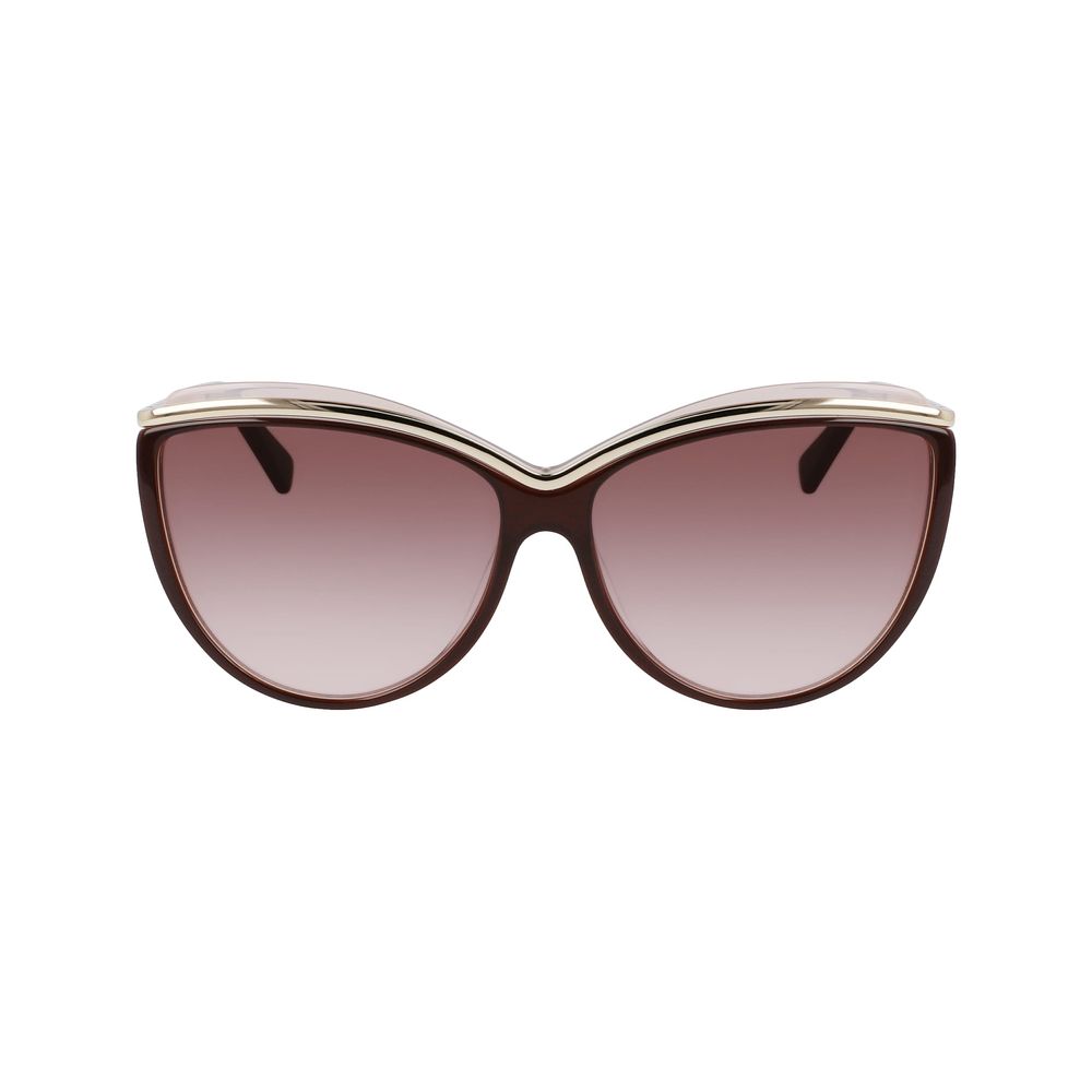 Longchamp Brown Acetate Women's Sunglasses