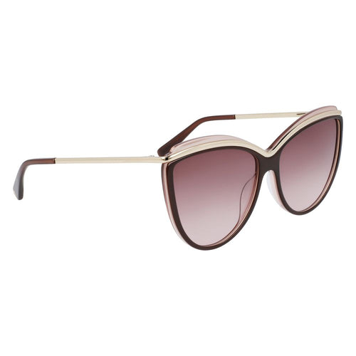 Longchamp Brown Acetate Women's Sunglasses