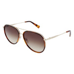 Longchamp Gold Metal Women's Sunglasses