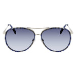 Longchamp Gold Metal Women's Sunglasses