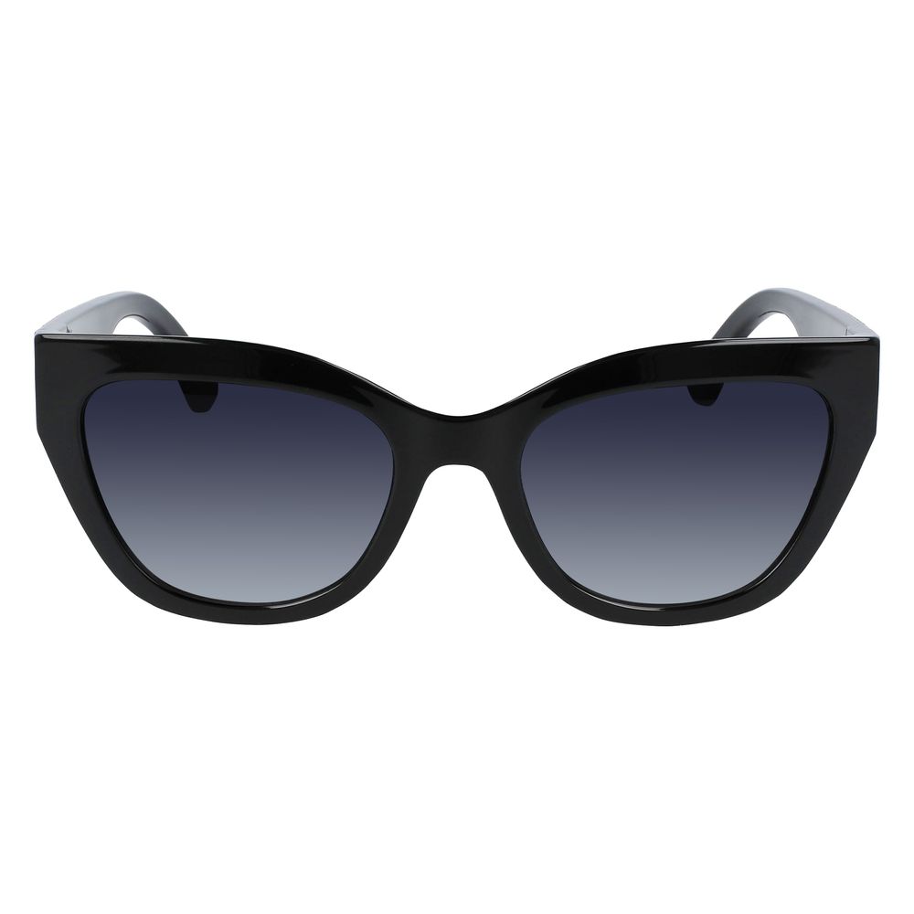 Longchamp Black Injected Women's Sunglasses