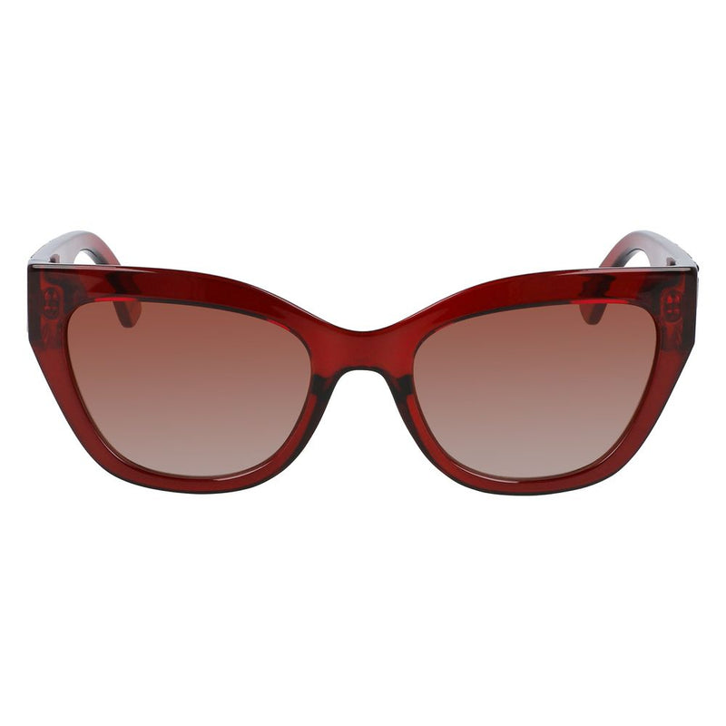 Longchamp Red Injected Women's Sunglasses