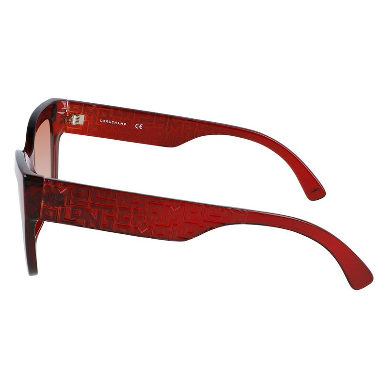 Longchamp Red Injected Women's Sunglasses