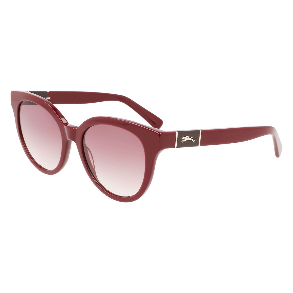 Longchamp Red Acetate Women's Sunglasses