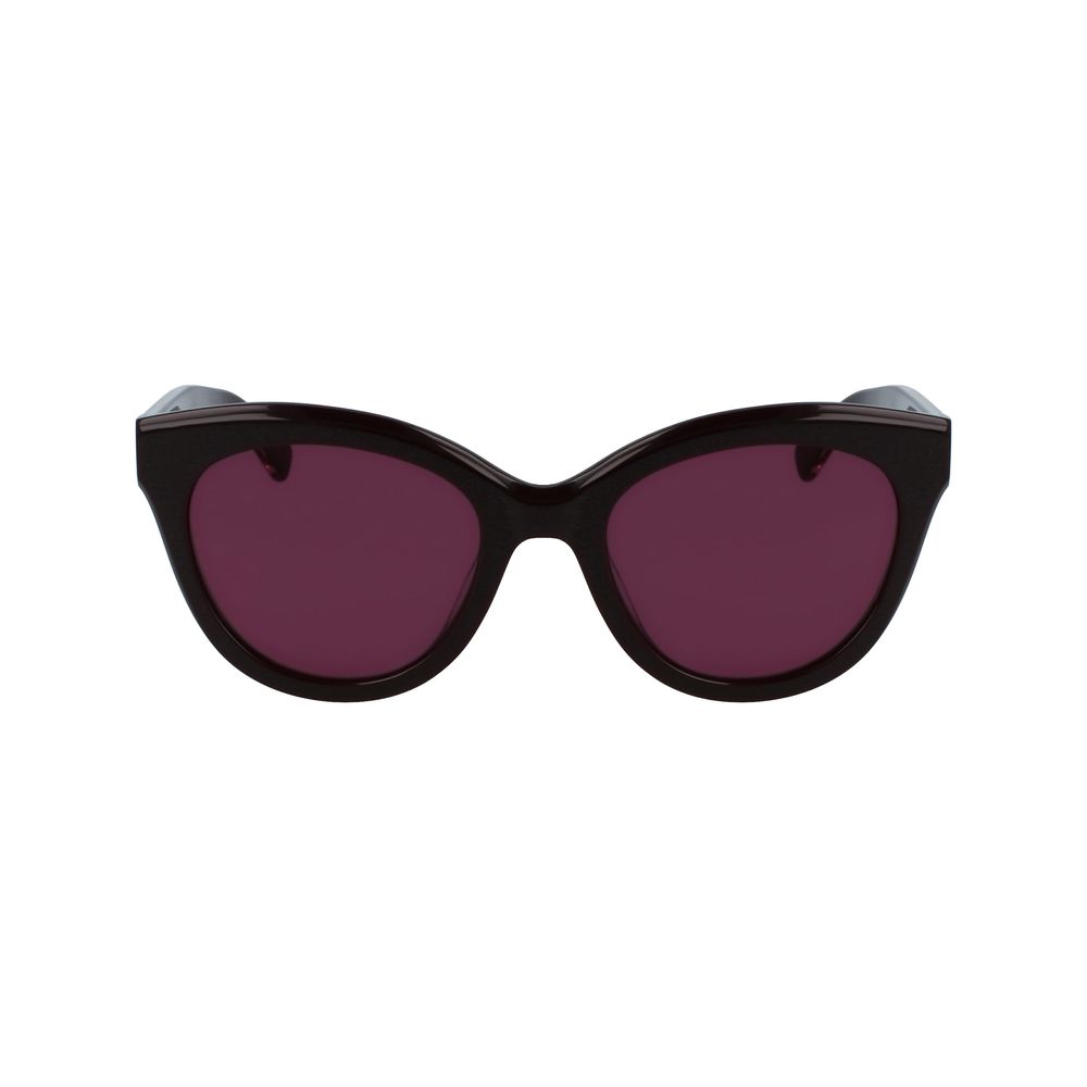 Longchamp Purple Acetate Women's Sunglasses