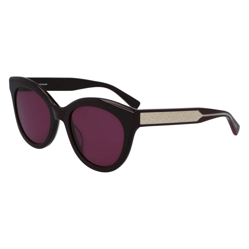 Longchamp Purple Acetate Women's Sunglasses