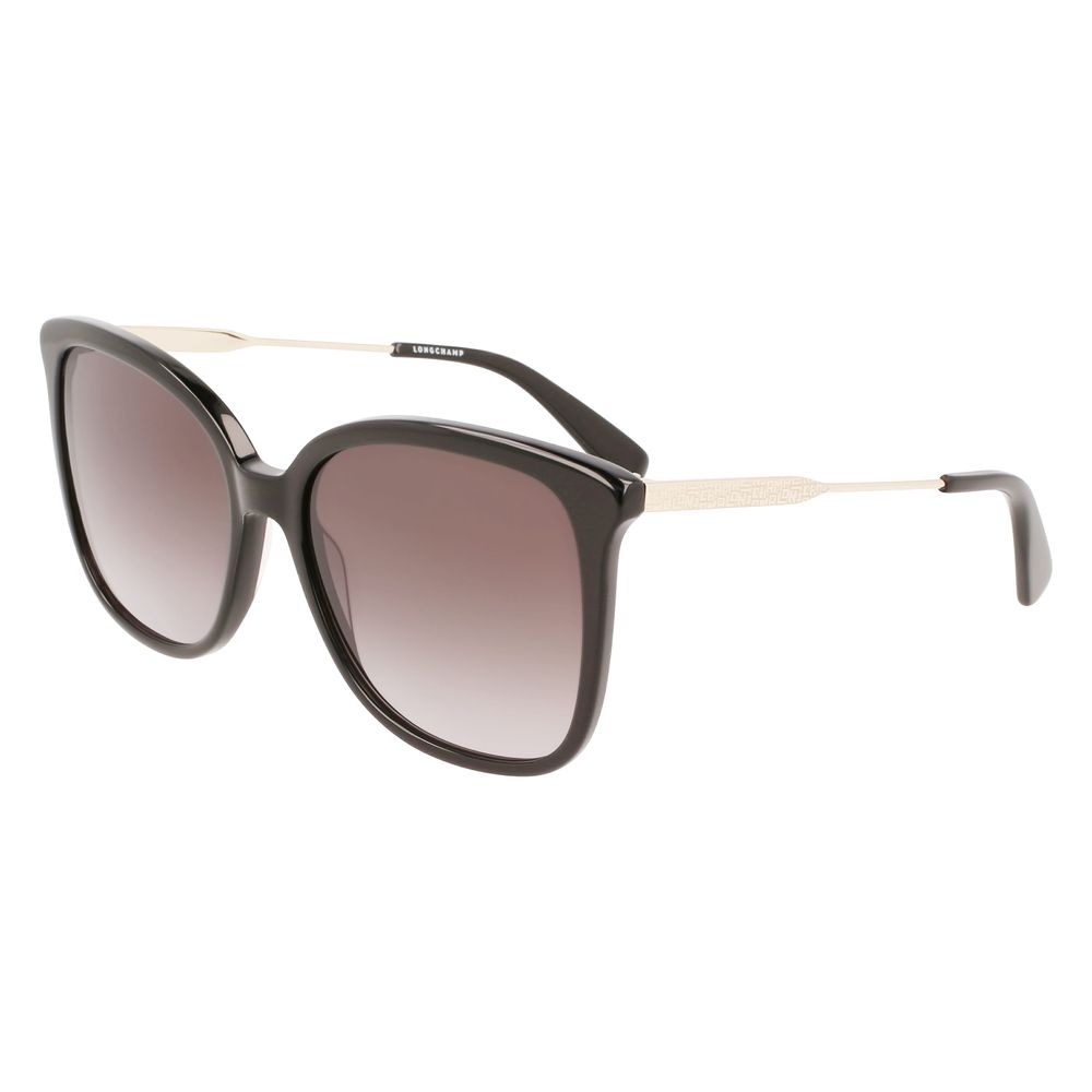 Longchamp Black Acetate Women's Sunglasses