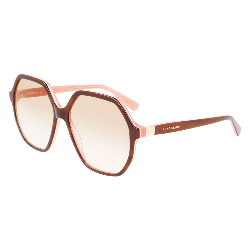 Longchamp Brown Acetate Women's Sunglasses