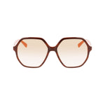 Longchamp Brown Acetate Women's Sunglasses