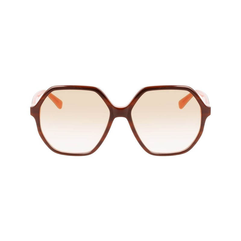 Longchamp Brown Acetate Women's Sunglasses