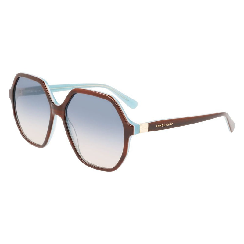 Longchamp Brown Acetate Women's Sunglasses