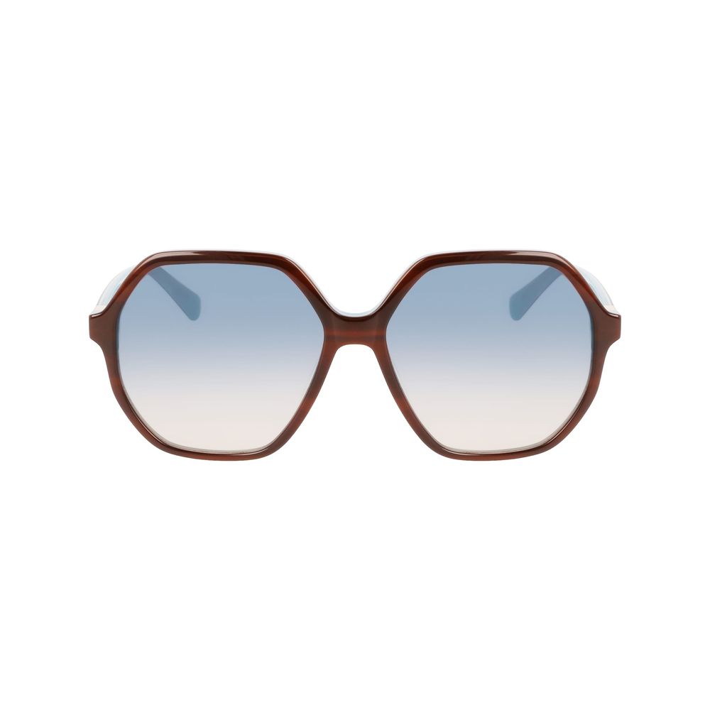 Longchamp Brown Acetate Women's Sunglasses