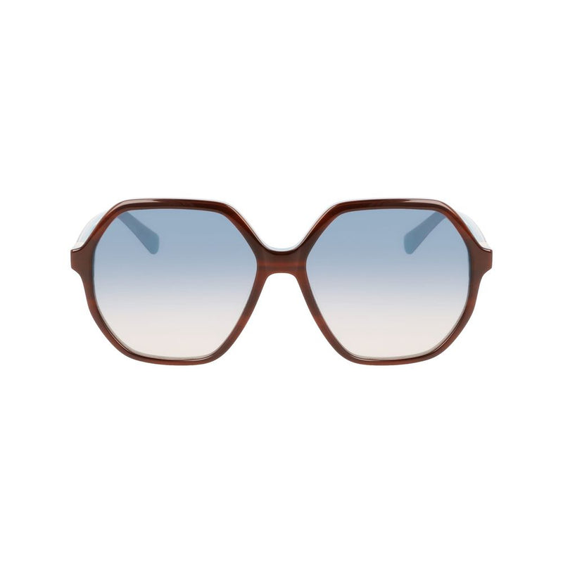 Longchamp Brown Acetate Women's Sunglasses