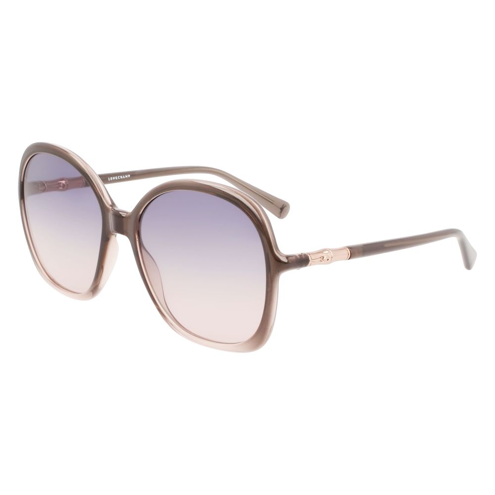 Longchamp Gray Bio Injected Women's Sunglasses