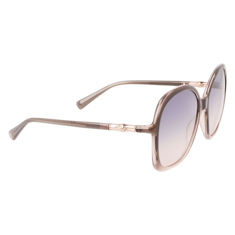 Longchamp Gray Bio Injected Women's Sunglasses