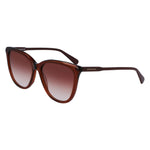 Longchamp Brown Acetate Women's Sunglasses