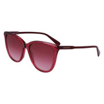 Longchamp Red Acetate Women's Sunglasses