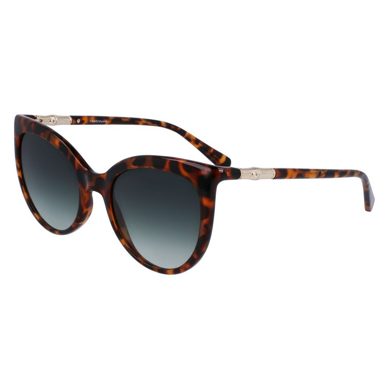 Longchamp Brown Bio Injected Women's Sunglasses