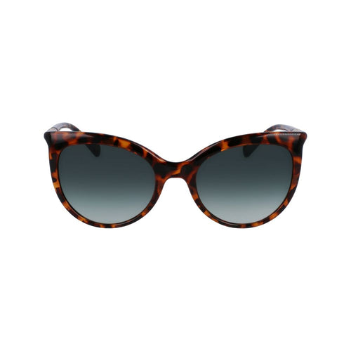 Longchamp Brown Bio Injected Women's Sunglasses