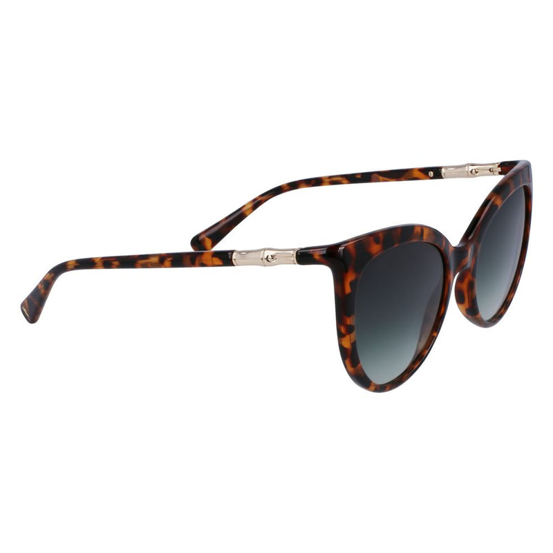 Longchamp Brown Bio Injected Women's Sunglasses