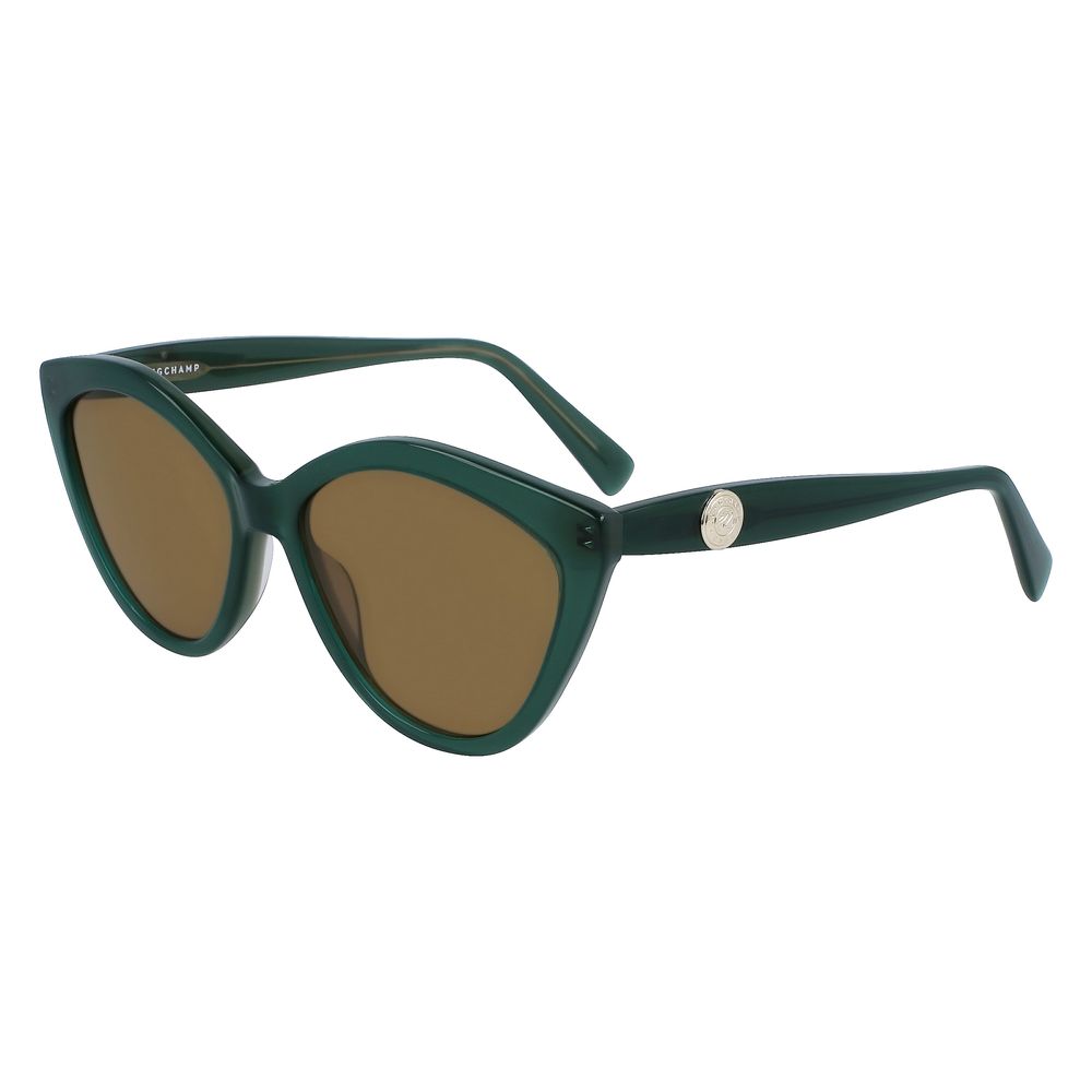 Longchamp Green Acetate Women's Sunglasses