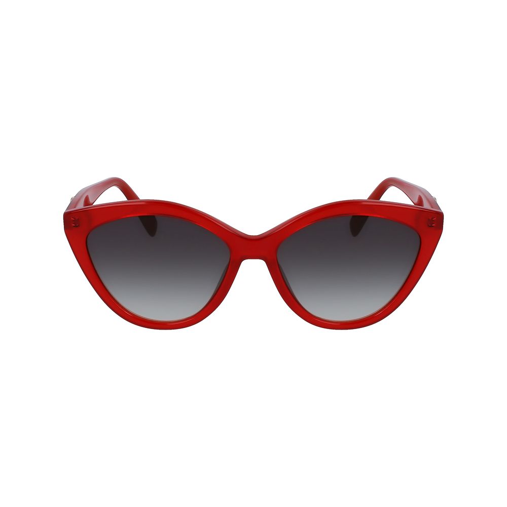 Longchamp Red Acetate Women's Sunglasses