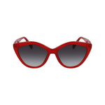 Longchamp Red Acetate Women's Sunglasses