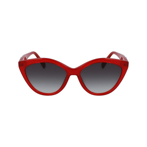 Longchamp Red Acetate Women's Sunglasses