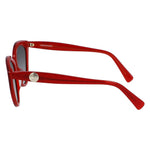 Longchamp Red Acetate Women's Sunglasses