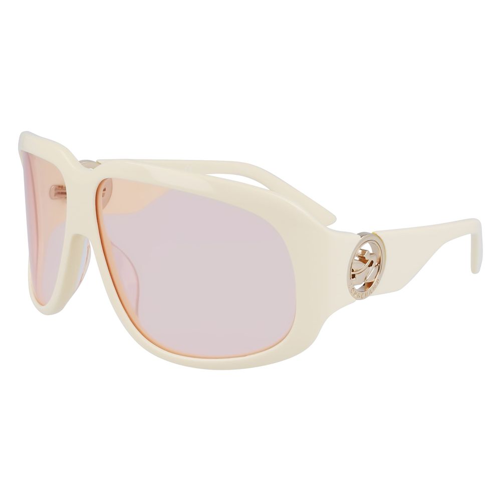 Longchamp White Acetate Women's Sunglasses