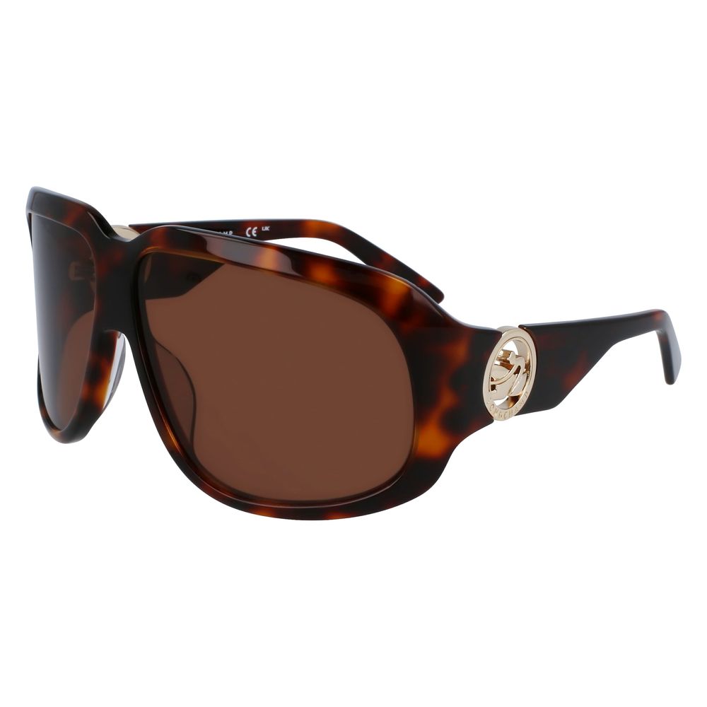 Longchamp Brown Acetate Women's Sunglasses