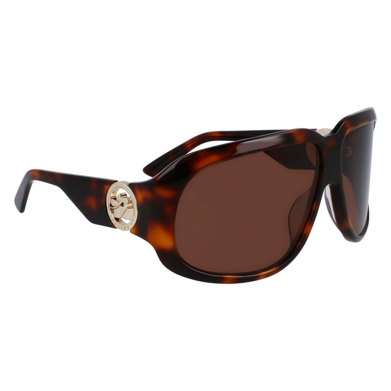 Longchamp Brown Acetate Women's Sunglasses