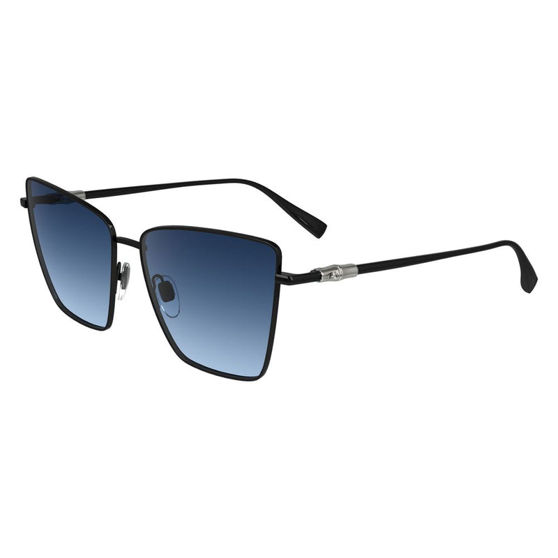 Longchamp Black Metal Women's Sunglasses